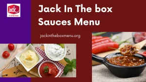 jack in the box sauces menu